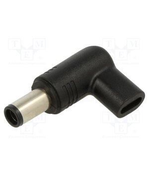 AK-ND-C07 Adapter; USB C socket,DC 7,4/5,0 plug; black; angular; 100W; 5A -7f70xjyVG03xKabgm8gd_NYWGxzY51_4aeD0gFaJMc