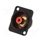 NF2D-B-2 Connector: RCA; socket; female; soldering; gold-plated; Marker: red ieGYsyxX4Tlt5PIZbsIBNPypszbHL9dnzfuYTHpHQXg