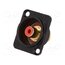 NF2D-B-2 Connector: RCA; socket; female; soldering; gold-plated; Marker: red ieGYsyxX4Tlt5PIZbsIBNPypszbHL9dnzfuYTHpHQXg