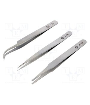 KIT3.1 Tweezers-set; universal; 3pcs; Kit: PG-2A-SA,PG-3-SA,PG-7-SA 04oqTXKU3FIwHfqL5coerUf6goq0ARMrG6N8nPyHA0A