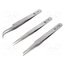 KIT3.1 Tweezers-set; universal; 3pcs; Kit: PG-2A-SA,PG-3-SA,PG-7-SA 04oqTXKU3FIwHfqL5coerUf6goq0ARMrG6N8nPyHA0A