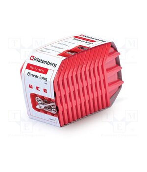 KBILS12-3020 Container: cuvette; red; long; 120x77x60mm; 12pcs; KBILS12; BINEER vc_VRvNn89DX70hQAZdK0vEdkFL2vogkVjArxlK0WhY