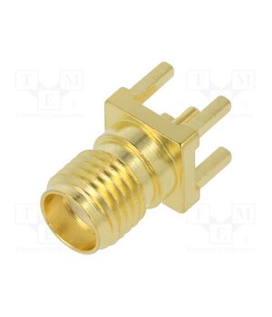 132134 Connector: SMA; plug; female; straight; 50Ω; THT; for cable; PTFE IuHyN6PkuNaCqXSb-C5M8YtlgAV-p6q3zbYJleV9mLY