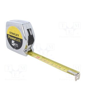 0-33-194 Measuring tape; L: 5m; Width: 19mm; metal; Class: II; yellow; measure qe1p-WB2h-E_cA7xLNDvDiF6OKn6EGrChNRFU-yIYXU