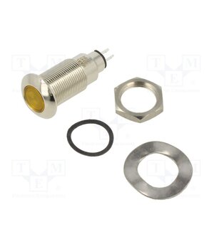 531-521-63 Indicator: LED; flat; yellow; 12÷28VDC; 12÷28VAC; Ø12.7mm; IP67 vr9iREx8Hbzz4zEOSHeSoiSJQdDs3qxE2PB_Sbubo6o