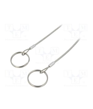 GN 111.2-500-30-A-TR Retaining cable; Plating: PVC; stainless steel; L: 500mm; D1: 30mm iq5j0gM2QYnsL4zjQQKmjwFyB_7VwKYRkXemJLHgbjU