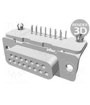 1-106506-2 Connector: D-Sub; PIN: 15; socket; female; PCB snap; angled 90°; THT 4HNg6eWbhjsTe3by5Rtc72pRn4Qig8TSYWDVD80vtEw