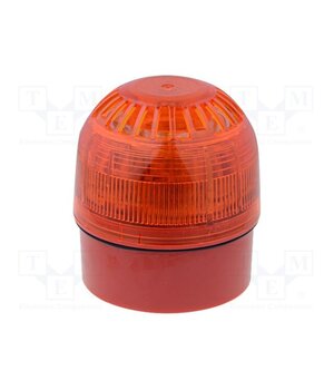 PSC-0049 Signaller: lighting-sound; 17÷60VDC; siren,blinking light; LED R709BWWP1ROVMtxPkxqvY7HqrL8SVFs4Z-flj5DAS_w