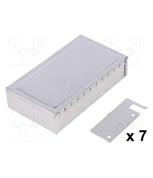 393.16 Enclosure: shielding; X: 68mm; Y: 122mm; Z: 28mm; steel AmRVXjjkD4IJ1_SH24wtbmk3TR9Yqvekh2kSnUXMcDc