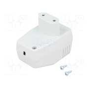 KM-46N/GY Enclosure: for power supplies; X: 40mm; Y: 66mm; Z: 40mm; ABS; grey DMVSbTkQwyn8R8uWKfZPvreh7TsBvV3kLD9F8lhgXcs