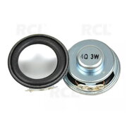 SPEAKER platjoslas 3W 4Ω, ø40mm, augstums 20mm

 GAIVP050.jpg