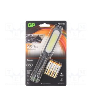 GP C34 DISCOVERY 550 LM Torch: LED; waterproof; 550lm; IPX4; with magnet o5g8IPhf857_K-2sTKVYCdlf_dEqyVhG9xxkKUuO_WY