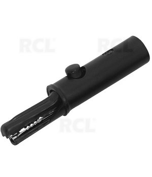 CROCODILE KLIPS 53 mm, izolēts, diametrs 4 mm, melns

 CKR085_4.jpg