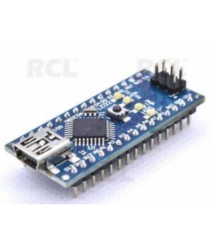Arduino kontrolieris Nano V3.0 analogais, ar USB kabeli (savienojumi pielodēti)

 ABRNANV3_AL+1.jpg