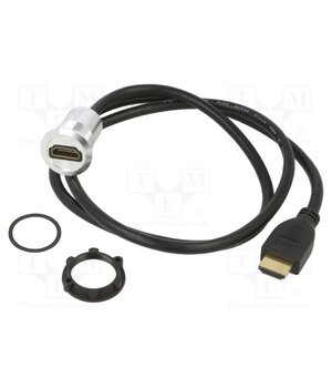 HDMI-03 Adapter; for panel mounting,rear side nut; Thread: M22; 1÷10mm HhmfmR_YEW8q6baAC_gRRrRaH5JOfCO1-QHn-7eXbnQ