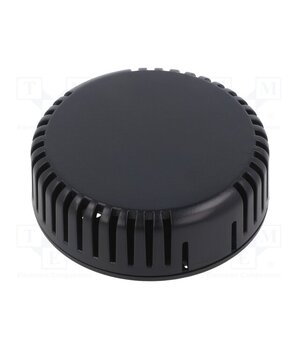 1551V12BK Enclosure: for alarms; Z: 20.3mm; ABS; black; 1551V; vented; Ø: 60mm 83eren6IEzxHU72m6rdYkcspL1Wrf1yC-jCvWlQfPpA