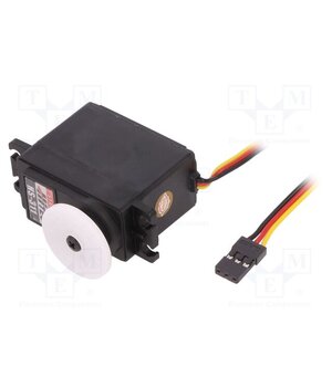 SER0001 Motor: servo; 4.8÷6VDC; standard; analogue; 41x20x36.5mm; 180°; JR RW8lLzE4DjMmXHC5z-ZXwI8CPdvEgkfbztJk6SYNl3s