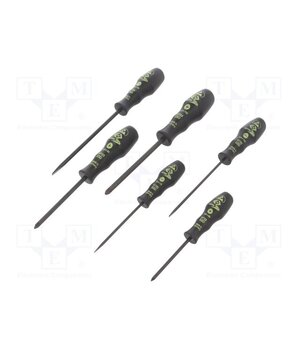 T4741ESD Screwdriver: universal-set; Pozidriv®,slot; ESD; 6pcs. D9NJfj9CF63a68f3x6i3YlDzMqbxGhMo553kHXRVj80