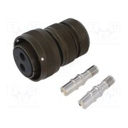 GCB3106M-24-9SNB-C2 Connector: military; plug; female; PIN: 2; VG95234; 135A; crimped OrfC6MCYWOH3jGjoKt3f37nBdwZG3LxwTyEcLh7kymI