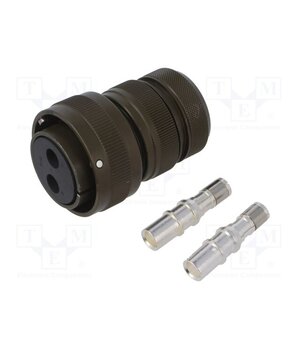 GCB3106M-24-9SNB-C2 Connector: military; plug; female; PIN: 2; VG95234; 135A; crimped OrfC6MCYWOH3jGjoKt3f37nBdwZG3LxwTyEcLh7kymI