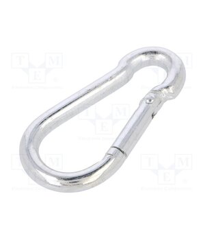 KSO.5.50 Carabiner; steel; for rope; L: 50mm; zinc; 5mm _Z_i36ESVgEUVi_gMHjX4kWJbppxkZG1XQwIooTxlhk