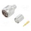 172102H243 Connector: N; plug; male; straight; 50Ω; crimped; for cable; PTFE xeOVf9gD7OZ_HZiopEC0tHdtyJ1NSdUwiKa3FrSl6vI