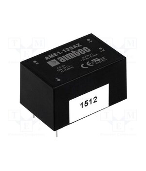 AME1-5SAZ Converter: AC/DC; 1W; Uin: 90÷305VAC,130÷430VDC; Uout: 5VDC; 57% zS8e8SsMldK8wJSBa74-l6dnGotC4j3kq302sW4B7GU