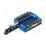 HT1S402 Tools set: screwdriver bits; plastic cassette; 33pcs. l_bkNNsmp7oDslc1Sf6ySsjZM-XdDT3J5EQgTlUvu5Q