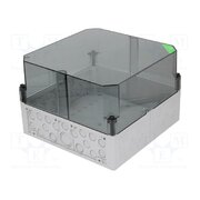 74790201 Enclosure: junction box; X: 300mm; Y: 300mm; Z: 209mm; polycarbonate GpafEXOo_CD6GSmbpg3xsqAeXtPAOvDxMSXmNT_nwCU