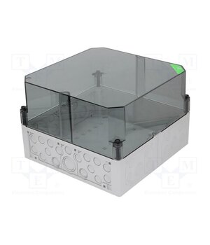 74790201 Enclosure: junction box; X: 300mm; Y: 300mm; Z: 209mm; polycarbonate GpafEXOo_CD6GSmbpg3xsqAeXtPAOvDxMSXmNT_nwCU