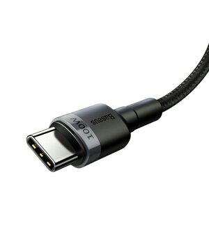 KABELIS 3.0 USB-C (M) <-> USB-C (M) 2 m 100 W, Baseus

 CKAK165C_2BS+1.jpg