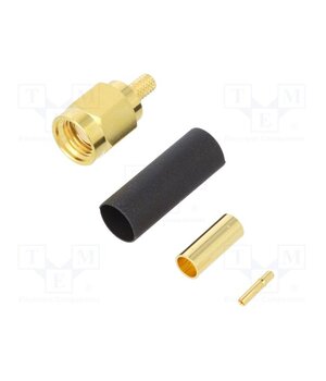 132114RP Connector: RP-SMA; plug; reverse,female; straight; 50Ω; for cable EY3YULXkoxx2WAg9ULnCmiYdcHTq3g73EXgXfYH3q7o