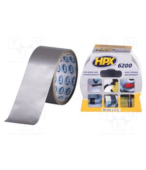 CB5005 Tape: duct; W: 48mm; L: 5m; Thk: 0.3mm; silver; natural caoutchouc 3uAbhSpsYPClxHkP9EpQcYuKc9CxsraoM4aLLTQyG14