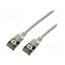 CQ9052S Patch cord; RJ45 plug,both sides; U/FTP; 6a; stranded; Cu; 2m; grey ptC4BCH_lGyvXf-YBTJ6EFBPAC_D3ZCG9J_4rMLR5Tw