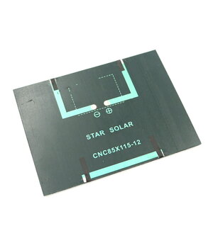 FOTOVOLTAISKAIS SAULES MODUĻIS 1,5 W 18 V 115 x 85 mm

 BSE003+1.jpg