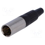 MXLR-3W Connector: XLR mini; plug; male; PIN: 3; for cable; soldering 30HKcwfkAT8w4qIOhH2U4HX8rVHPTB7jypoeY-uLW28