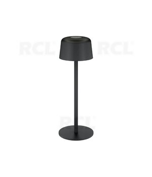 Bezvadu LED galda lampa, 2 W, 150 lm, 3000 K, 25 cm, melna

 AASV20J.jpg