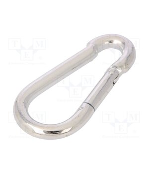 KSO.7.70 Carabiner; steel; for rope; L: 70mm; zinc; 7mm fcl4Or1zoeanTfWeZIaOQzNlscJfynxhCI6v7gTPjlA