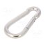 KSO.7.70 Carabiner; steel; for rope; L: 70mm; zinc; 7mm fcl4Or1zoeanTfWeZIaOQzNlscJfynxhCI6v7gTPjlA