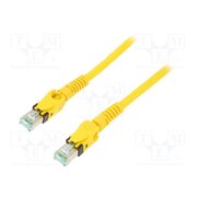 09488485745050 Patch cord; S/FTP; 6a; stranded; Cu; 5m; PUR; yellow; 27AWG; Cores: 8 3H5DKrCCMV9ydkAZxBP0Z1bsFTk7RvVMKk5f8yaXHSc