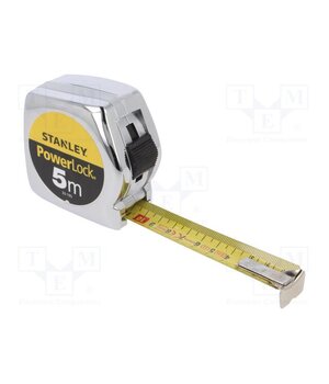 0-33-195 Measuring tape; L: 5m; Width: 25mm; metal; Class: II; yellow; measure 8eavRZ5zc_MdKduunXOfqKcG5uep6zhlLU5k2GRsmCo