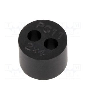 HELUTOP HT-MFDE M16 2X4 Insert for gland; 4mm; M16; IP68; NBR caoutchouc; Holes no: 2 KYi0X1-GP72llboPCHEv6-yCsDDhAsRrZsJpjvbWWCM