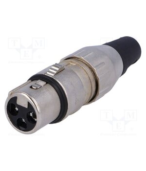 700-0300 Connector: XLR; plug; female; 15A; 50V; PIN: 3; straight; for cable GNjMesY5p0dNzTNt_6_582-RtNFhLH4ZwrvKEzyjBuY