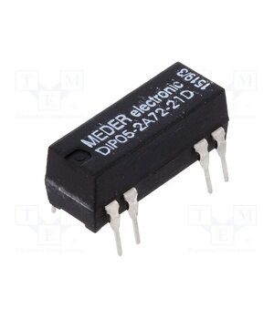 DIP05-2A72-21D Relay: reed switch; DPST-NO; Ucoil: 5VDC; 1A; max.200VDC; 125mW; PCB TikPnpf-ogboGnnoOlkTiefzy9iVZmWGV4etL2g1Z9Q