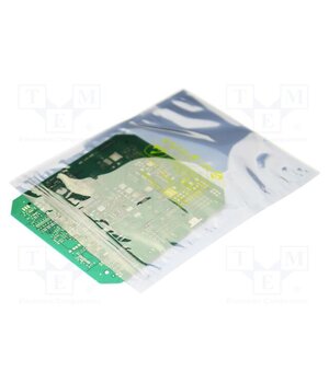 013-0008 Protection bag; ESD; L: 305mm; W: 254mm; Thk: 75um; 100pcs; <10GΩ UgnkyH4cSzmRrDkS-jfximhLkieJtPg2-Jv0MtB69Qw