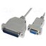 CABLE-121 Cable; D-Sub 25pin plug,D-Sub 9pin socket; Len: 3m; snapped-in 36LbkvcjaACzC4AW-GqqlluQqkCUBIWCl3F7hrvXW-U