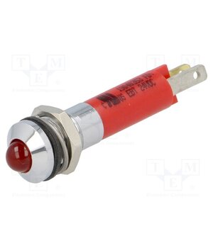19040353 Indicator: LED; prominent; red; 24VDC; Ø8mm; IP67; connectors; 80mcd 0N3kelQP13COsY09ZJojM5iMdlhWfpm6dgyWbgj5s2Y
