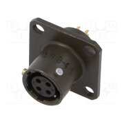 PT02A0804S Connector: circular; socket; female; PT/451; 7.5A; 600V; PIN: 4 rzDh4Pdm83Fjff1UDes6ysqXsVhtJvA4ZCzy8DT8NG8