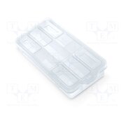 KKNO2010 Container: collective; with partitions; transparent; 180x90x35mm CWHKY_uJhGSvT89Mq18eLJWytewKlx5yVuEp0oKuavc