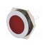 SMFL22012 Indicator: LED; flat; red; 12÷14VDC; Ø22mm; IP67; connectors; metal aM1wy7uR1ExAaVeMqPjp42Ra0nwMdGVh9sY-p9P6XhE